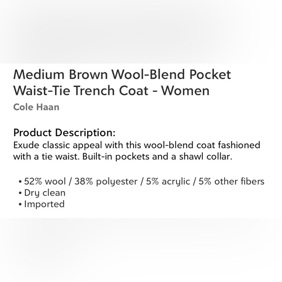Wool coat women size 6 - Picture 2 of 5